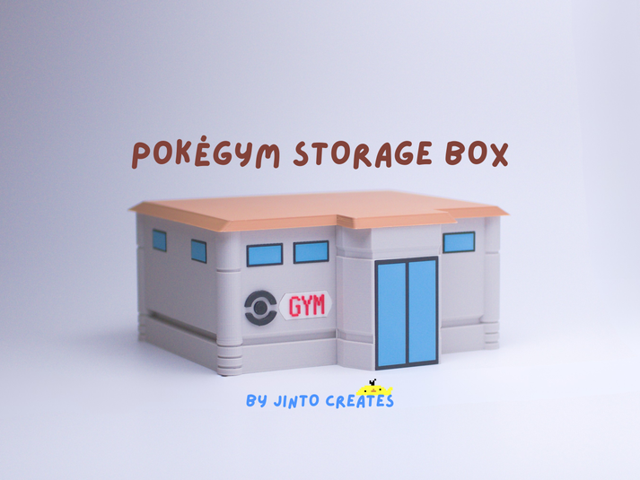 [PREORDER] PokéGym - Pokémon TCG Large Storage Box – Jinto Creates